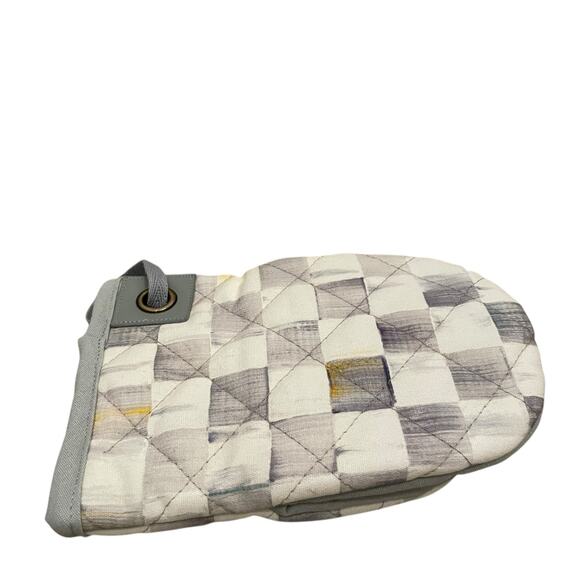 Brand New Mackenzie-Childs Sterling Check Mini Oven Mitt - Picture 5 of 10